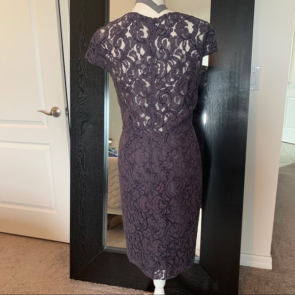 Jasmine Bridal Bridesmaids Dress Gray Size 14 - Picture 3 of 7